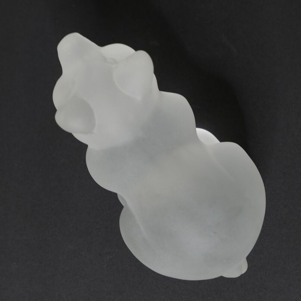 VTG NIB Princeton Gallery Crystal Small Pig Figurine Treasury Of Pigs Farmcore - Picture 7 of 14